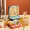 Lonchera Con 3 Compartimentos, Para Niños y Adultos - Imagen 3