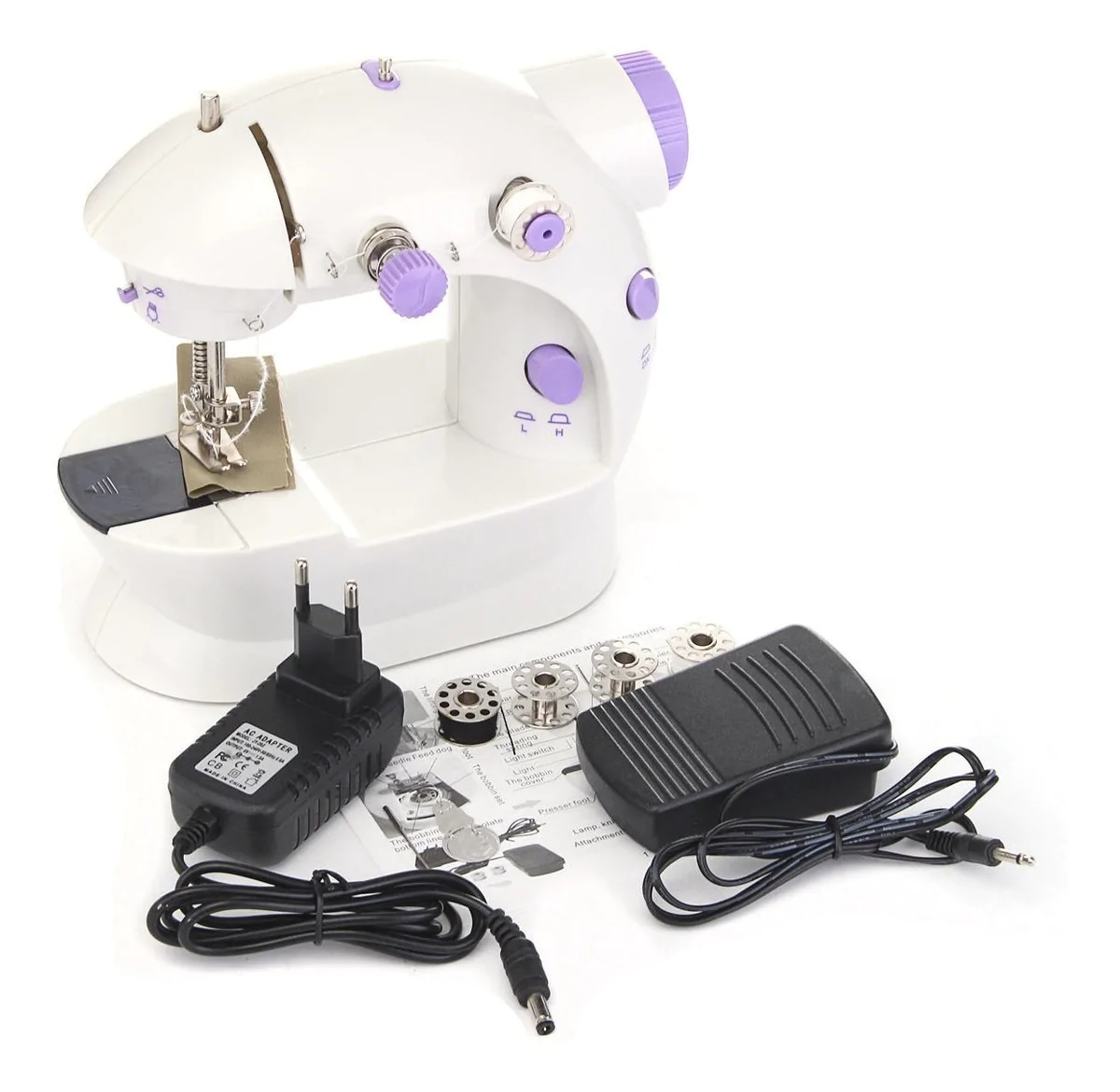 Máquinas de coser Mini, máquina de coser portátil para
