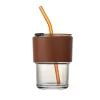 Vaso de Cristal con Tapa y Sorbete de 400ml - Imagen 7