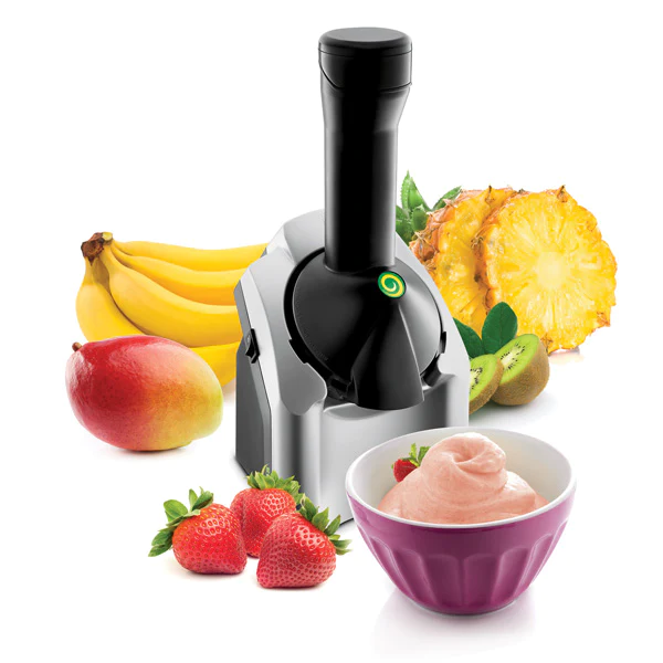 Máquina para hacer helados, mini máquina de helado de frutas totalmente  automática, simple operación de un empuje, ideal para hacer sorbete suave y