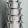 Set de Calderos de 6 Piezas en Aluminio Pulido - Imagen 4