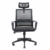 Silla Ejecutiva de Oficina con Ruedas y Reposacabezas