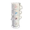 Juego de Tazas para Café o Chocolate de Porcelana - Imagen 4