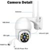Cámara de Vigilancia WIFI PTZ ABT-6170JW - Imagen 3
