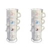 Juego de Tazas para Café o Chocolate de Porcelana - Imagen 3