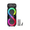 Bocina Doble de 8 Pulgadas con Luces LED