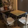 Juego de 4 Sillas y 1 Mesa Plegable para Jardín - Imagen 5