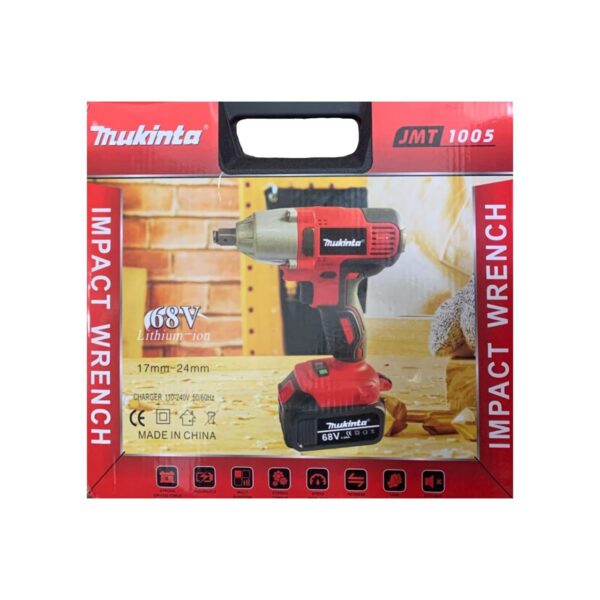 Destornillador de Impacto Mukinta de 68V con 2 Baterías - Imagen 6