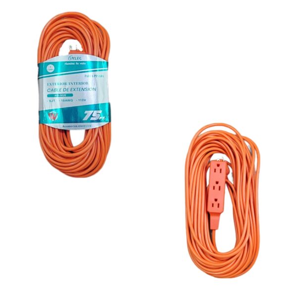 Extensión con Regleta Naranja de 75FT  - Imagen 3