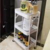 Carrito Multiuso Metálico Plegable de 3 Niveles - Imagen 4