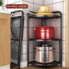 Estante Plegable de Esquina de 3 Niveles - Imagen 3