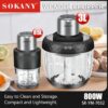 Cortador 2 en 1 SOKANY para Vegetales y Carnes - Imagen 2